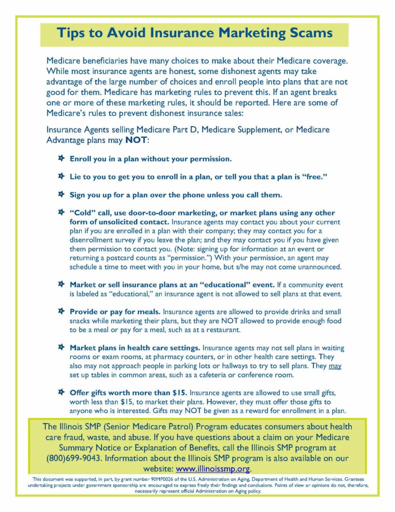 Tips to Avoid Insurance Marketing Scams